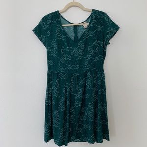 Green Flowy Dress